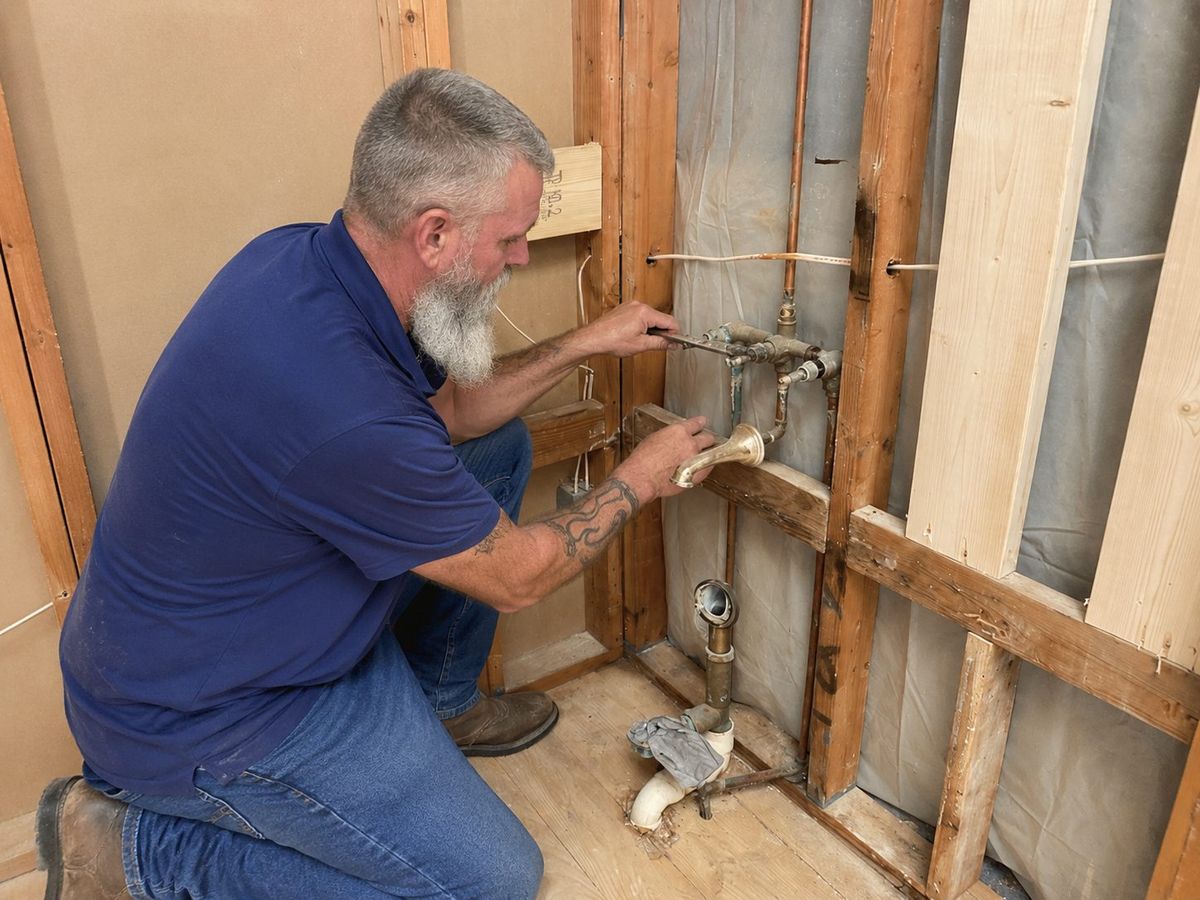 Bathroom Remodel Plumbing — Sembler & Sons Plumbing